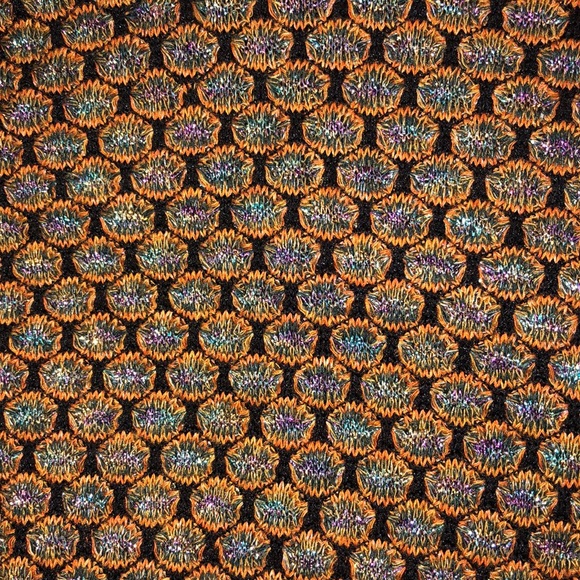 Zara Mock Turtleneck Metallic Dress Medium SALE - Picture 3 of 10